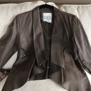 BB Dakota leather blazer jacket